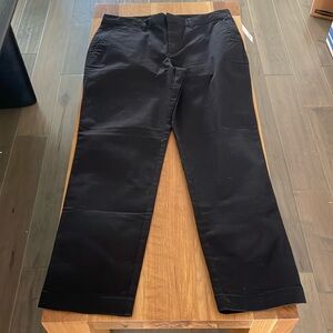 Black Gap slim city crop chinos